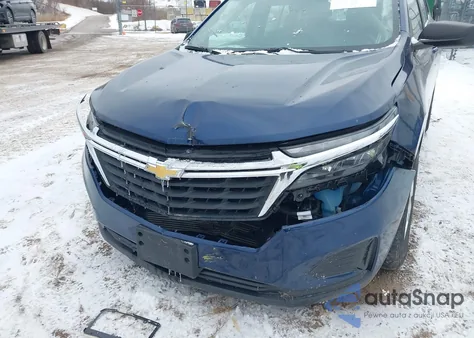 2022 Chevrolet Equinox Fwd Ls из США, поврежденный, VIN 3GNAXHEV5NS155315